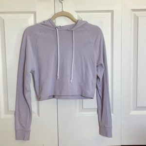 H&M divided cropped hoodie